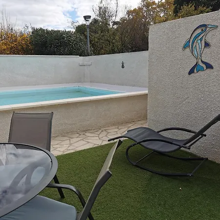 Dans Avec Jardin Et Piscine Privee * 말게레츠